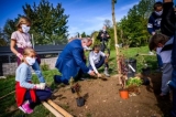 Elültették a Fenntarthatósági Témahét első fáit Elültették a Fenntarthatósági Témahét első fáit