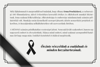 Gyászhír - Elhunyt Irma Procházková