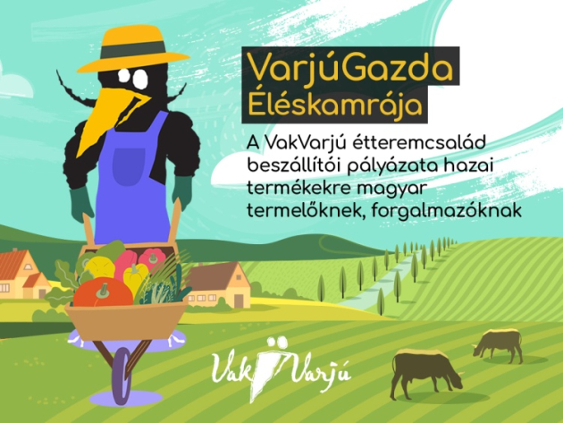 Hazai termelők magyar áruját várja a VakVarjú étteremcsalád