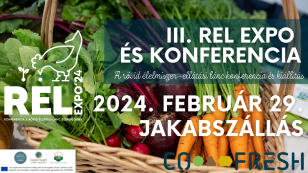 Február 29-én nyit a III. REL EXPO, a Rövid Élelmiszer-Ellátási Lánc Konferencia és Kiállítás