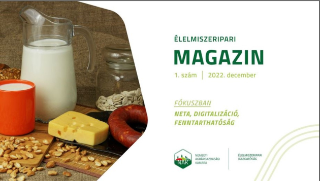 Élelmiszeripari Magazinként indul újra a NAK Élelmiszeripari Hírlevele