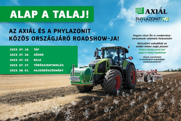 2023-ban is folytatódik az "ALAP A TALAJ" roadshow!