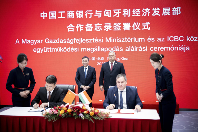 Nagy Márton együttműködési megállapodást írt alá a világ legnagyobb bankjával, az ICBC-vel