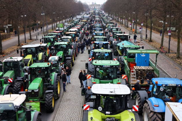 Európa jövőbeni mezőgazdasági létét meghatározó folyamat a német gazdák tiltakozása